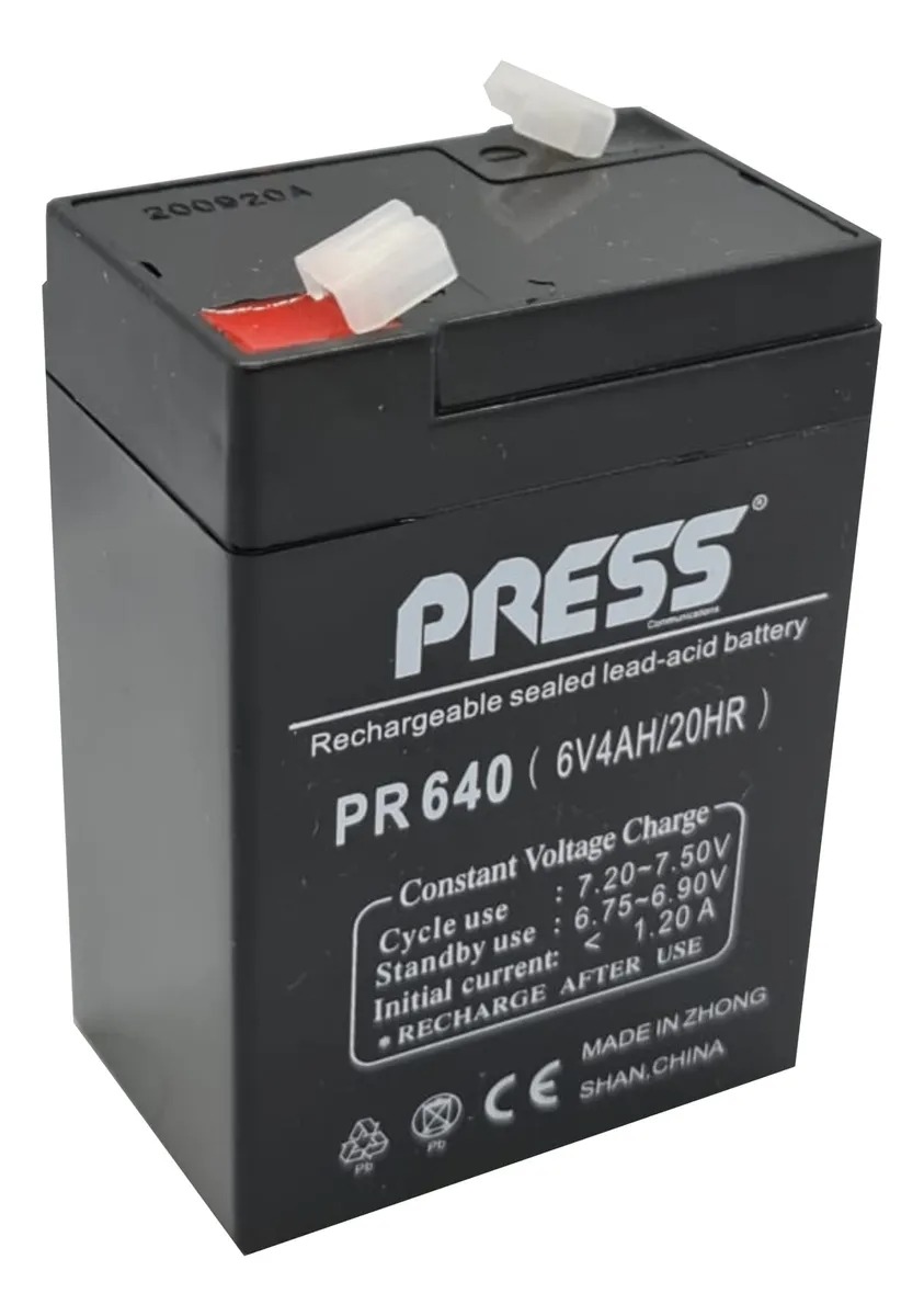Bateria De Gel 6v 4a Press