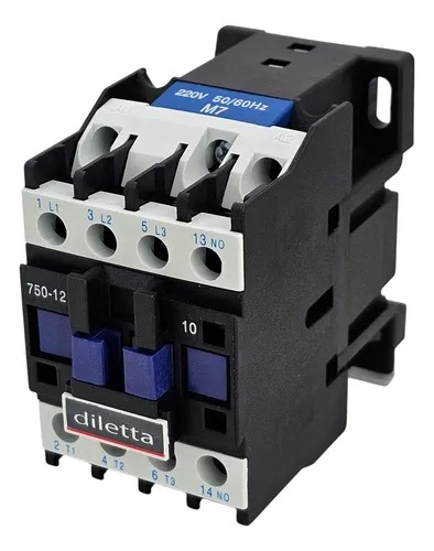 Contactor 12a 24v Marca  Diletta
