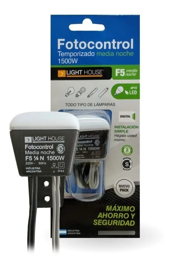 Fotocelula 1500w Lighthouse 4 Cable F5