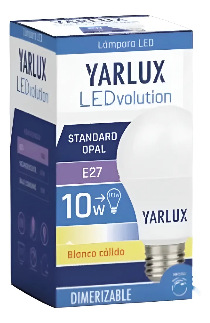 Lampara Led Dimerizable 10w Luz Calida YARLUX