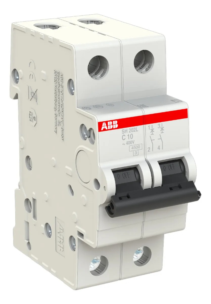 Llave Termica Bipolar ABB  2x10 4,5ka