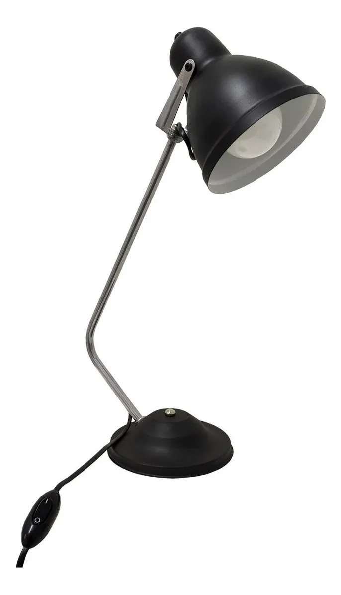 Velador De Escritorio CAPUCHON NEGRO L122 FERROLUX